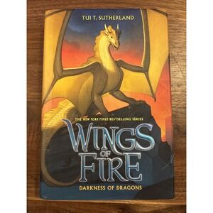 Darkness of Dragons (Wings of Fire #10) by Tui T. Sutherland (2017, Hardcover)